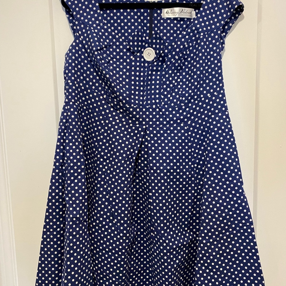 Cherry Velvet dress.
